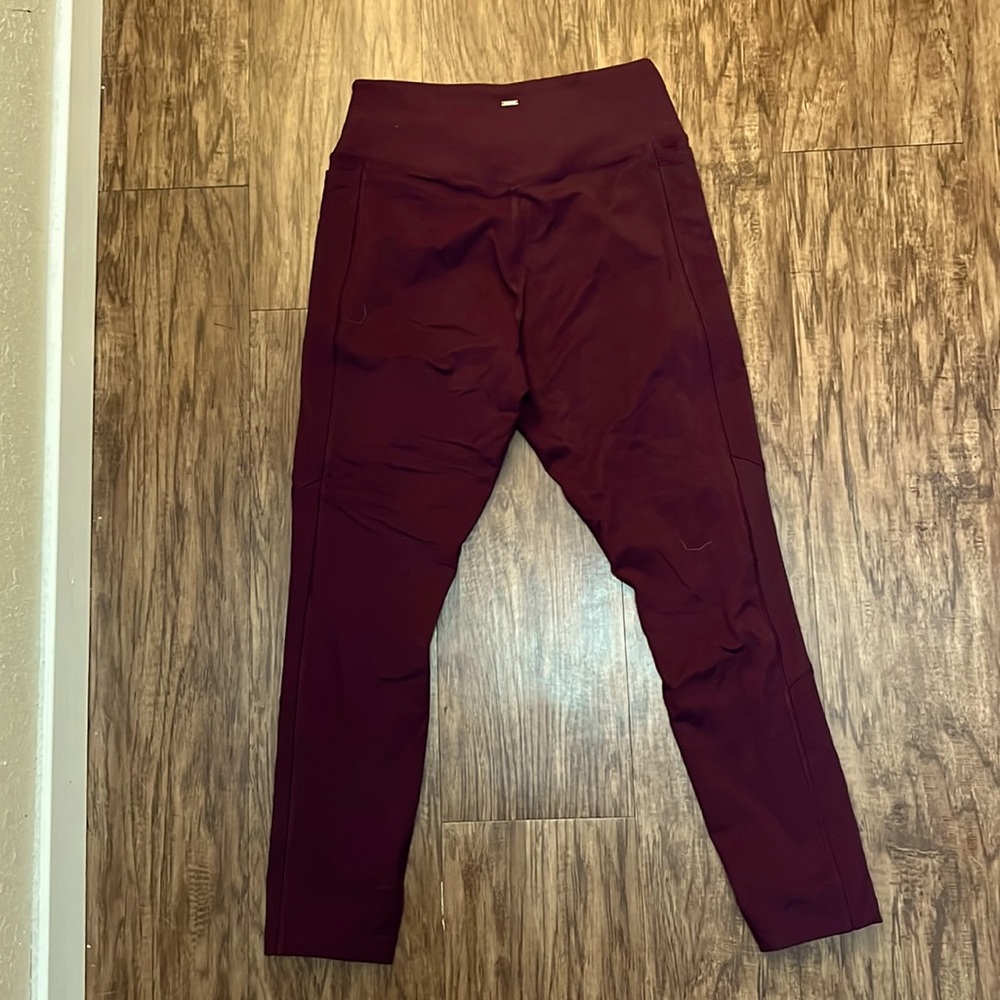 PINK Maroon leggings